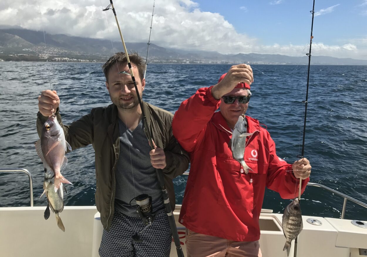 pesca de fondo en invierno